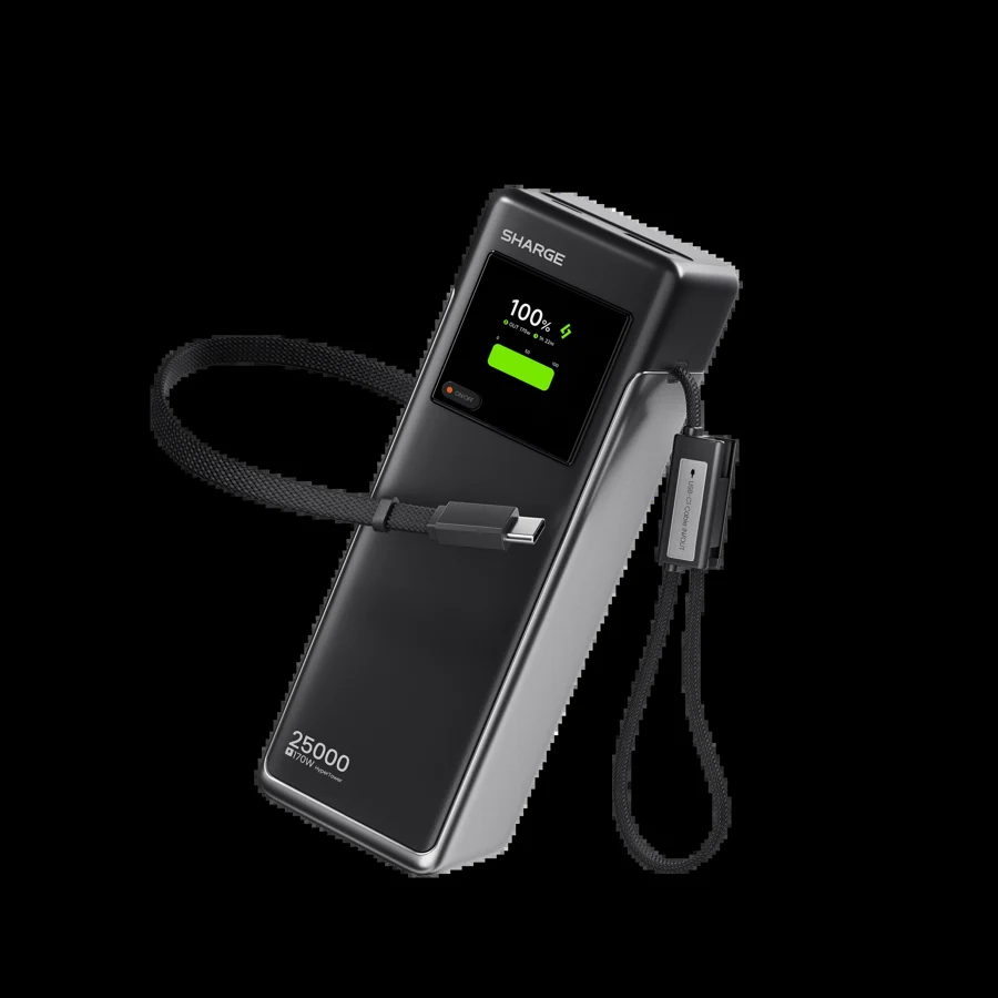Sharge HyperTower 170 Power Bank (4-in-1, 170W, 25K)