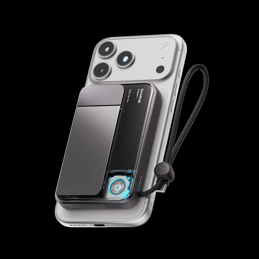 Sharge ICEMAG 3 Power Bank (35W, 10K, Qi2.2 25W, Built-in Cable)