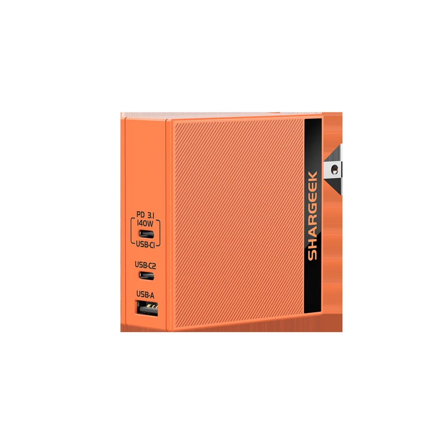 Sharge 140W PD 3.1 Charger (140W, 3 Ports)