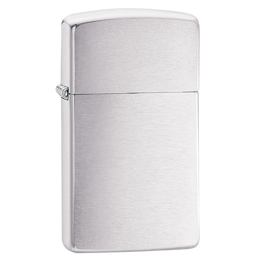 Zippo Slim Brushed Chrome