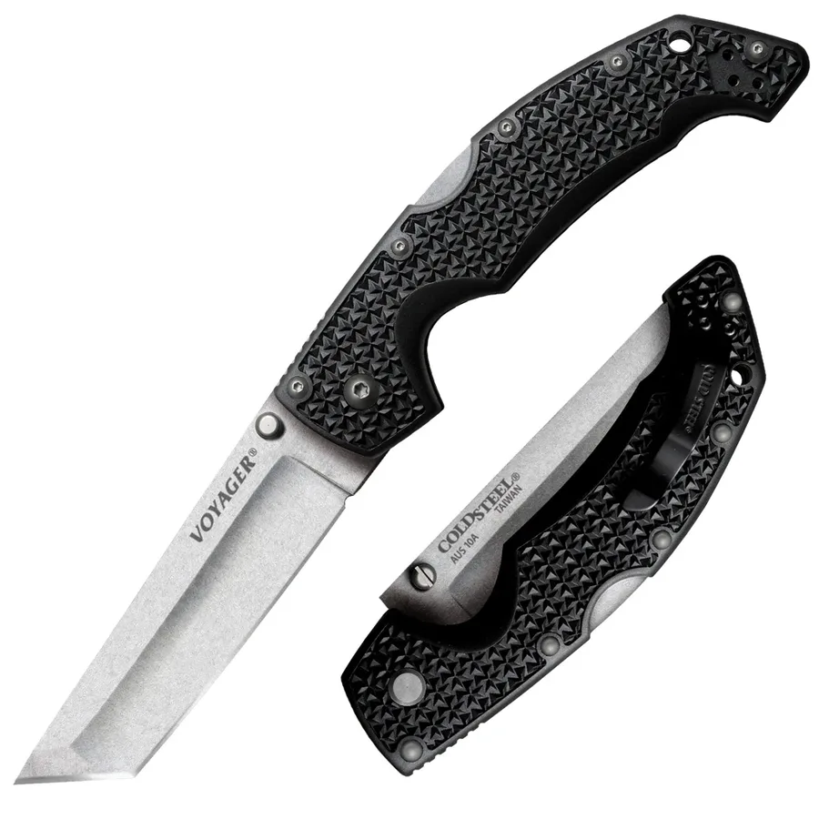 Cold Steel Voyager Large Tanto Plain Edge AUS10A