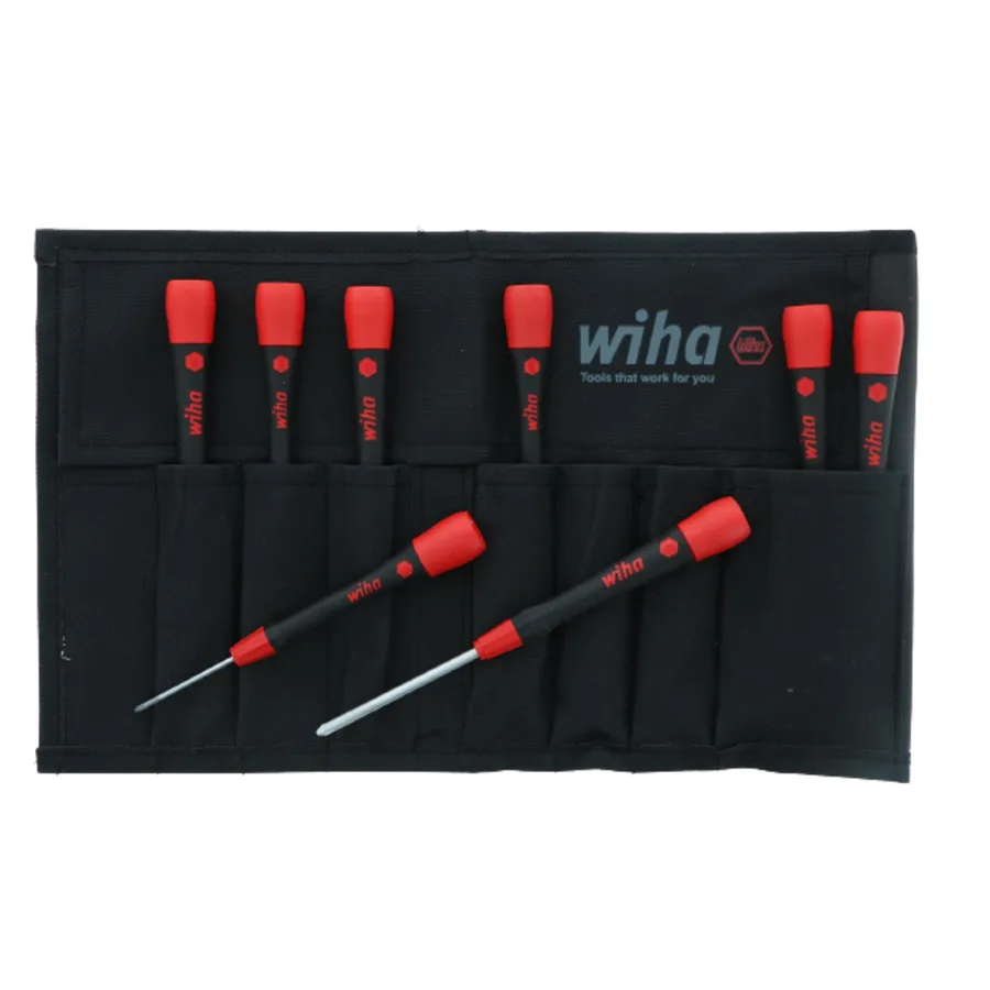Wiha PicoFinish 8 Piece Slotted and Phillips Set