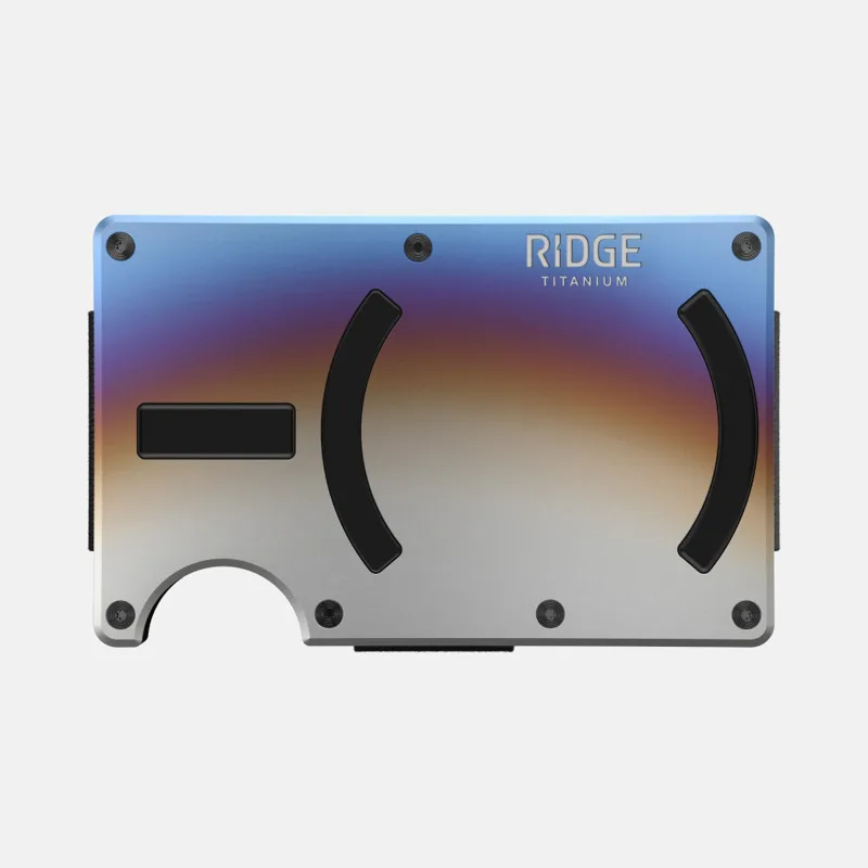 The Ridge Ridge Wallet Titanium